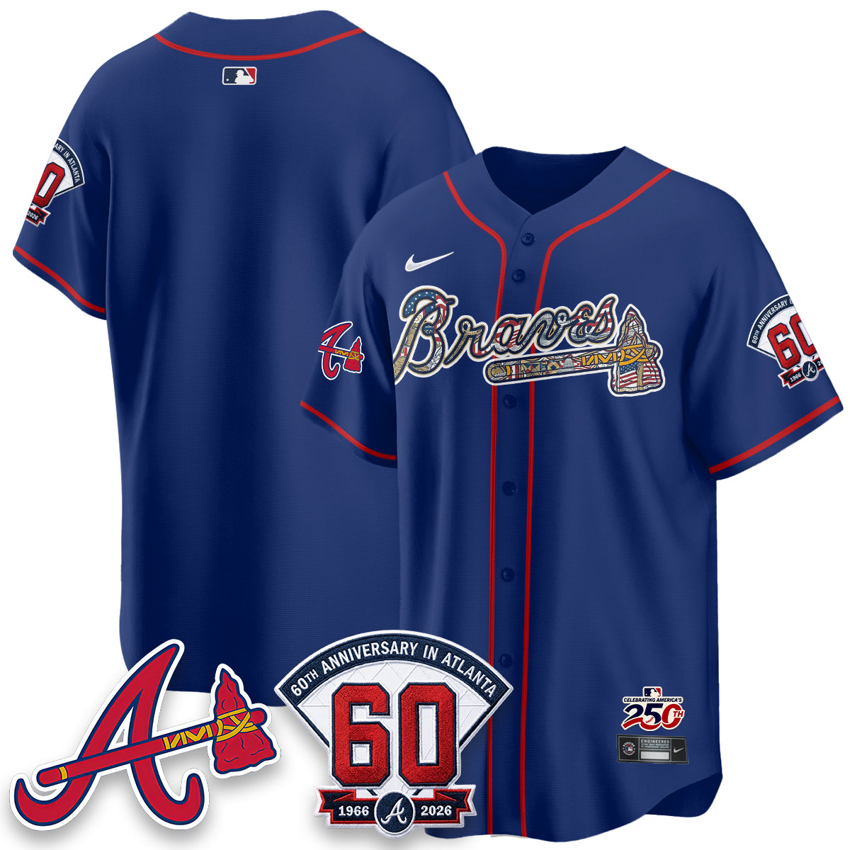 ATL 2026 Independence Day USA Vapor Limited Jersey - Stitched-DTD