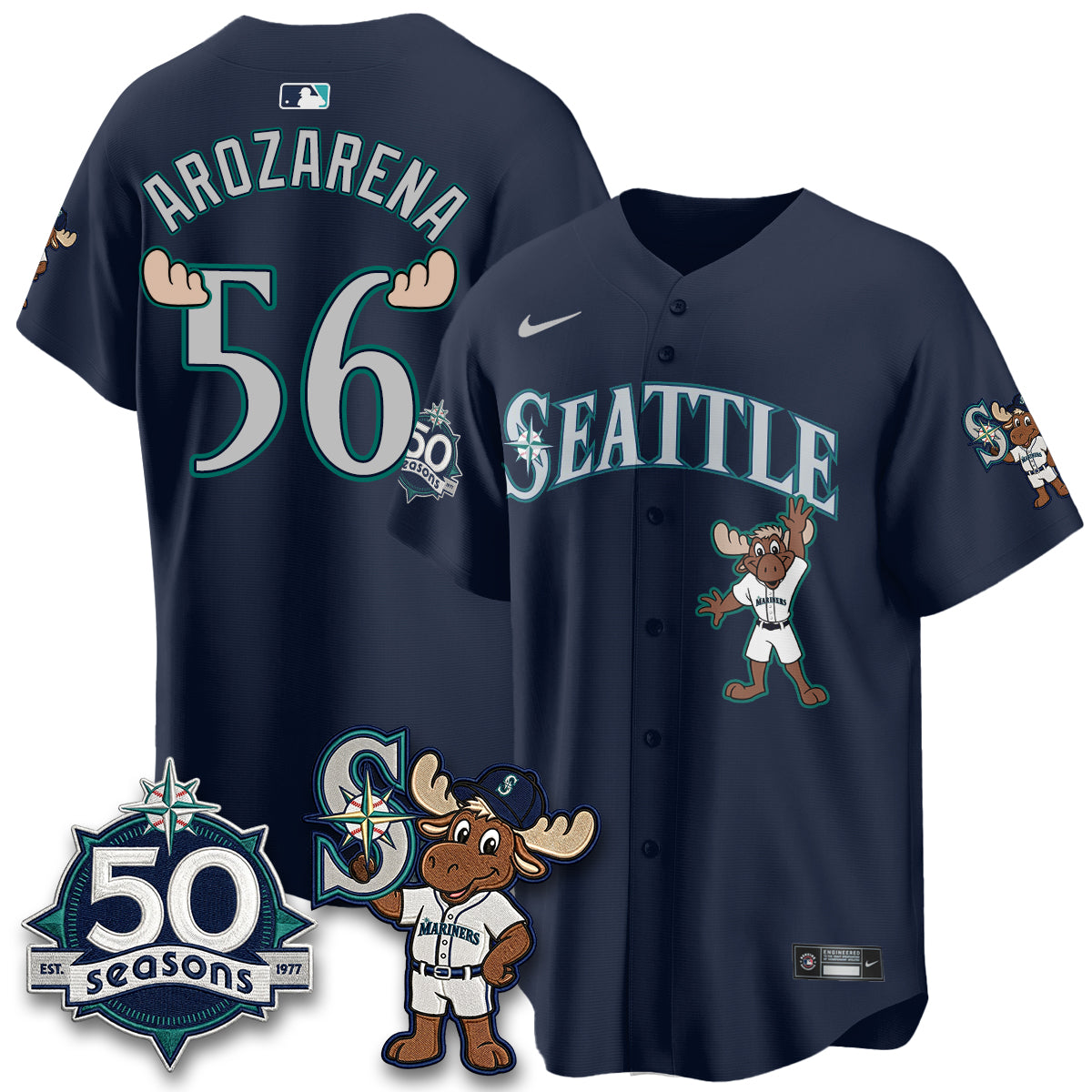 SEA Mascot Jersey - All Stitched-DTD