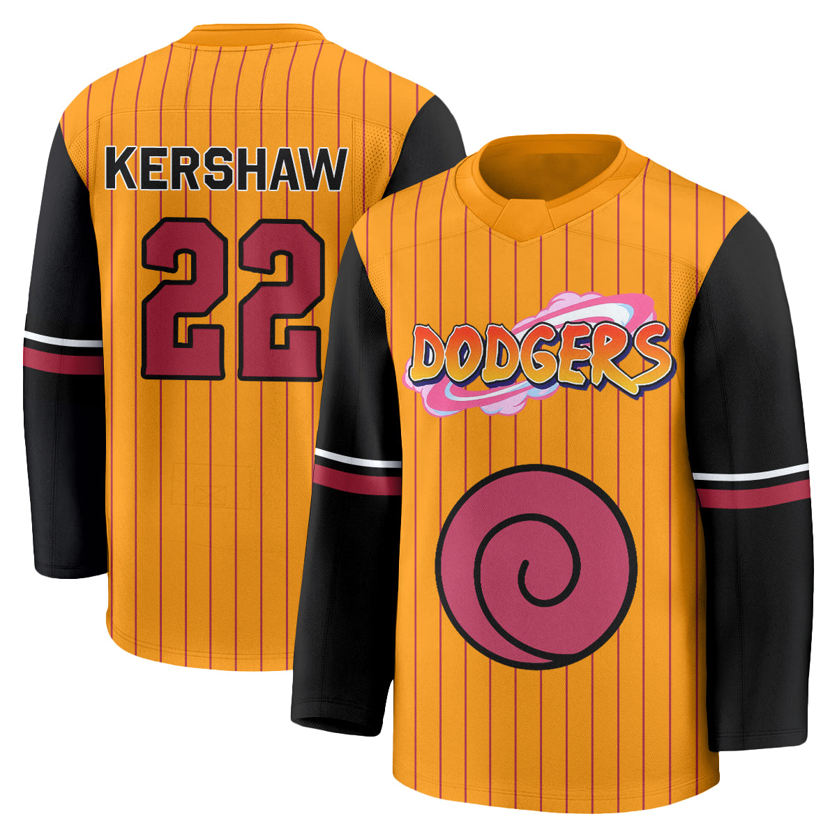 LAD Naruto Edition Vapor Hockey Jersey - Stitched-DTD