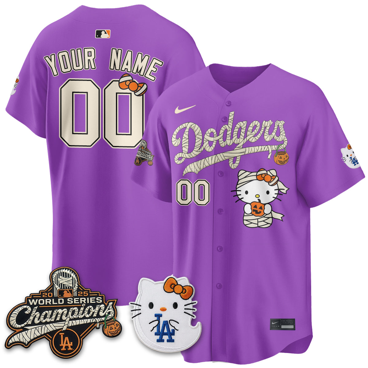 LAD Halloween 2026 Vapor Custom Jersey V2- Stitched-DTD