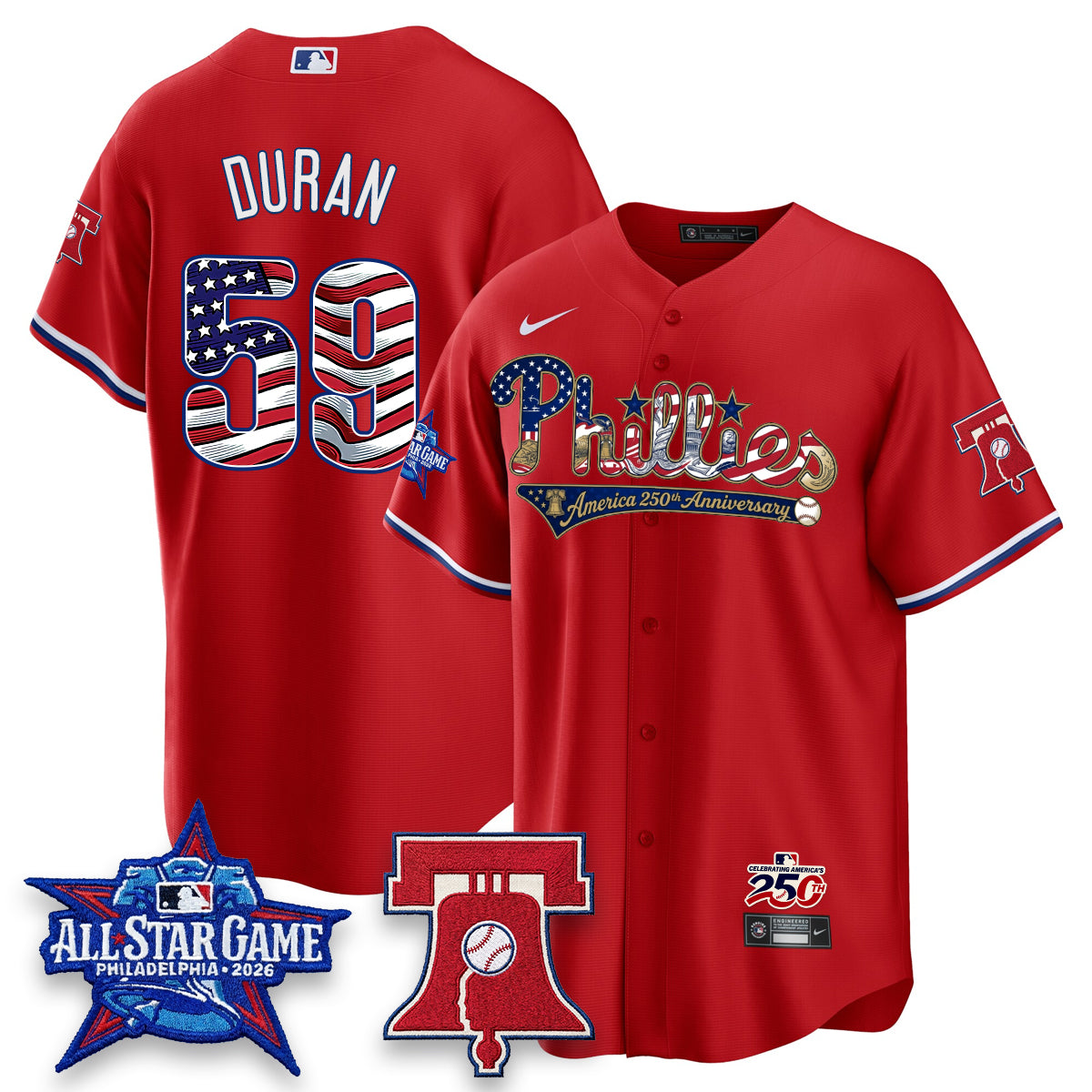 PHI 2026 Independence Day USA Vapor Limited Jersey - Stitched-NQD