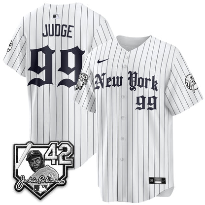 NYY 2026 Jackie Robinson Day Gothic Vapor Limited Jersey - All Stitched-DTD