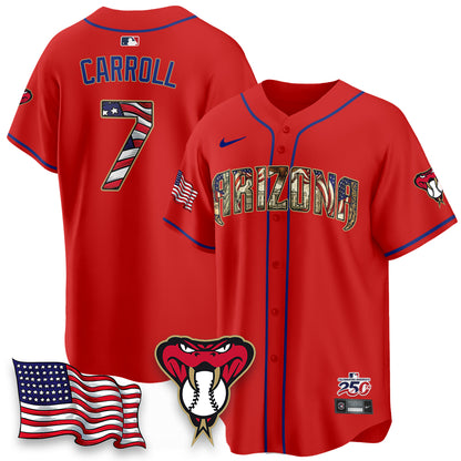 ARI 2026 Independence Day USA Vapor Limited Jersey - Stitched-DTD