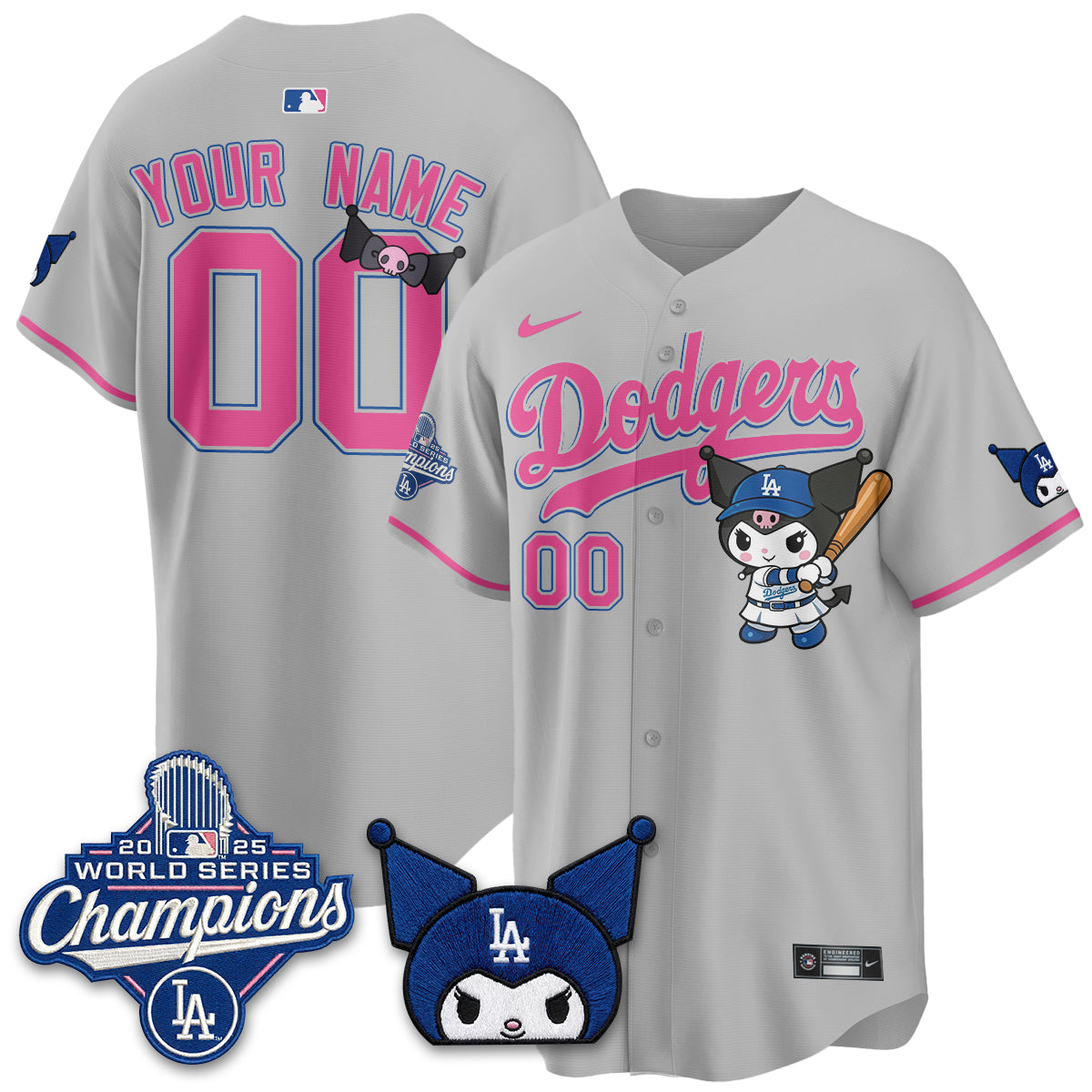 LAD Kuromi Edition Vapor Custom Jersey - Stitched-DTD