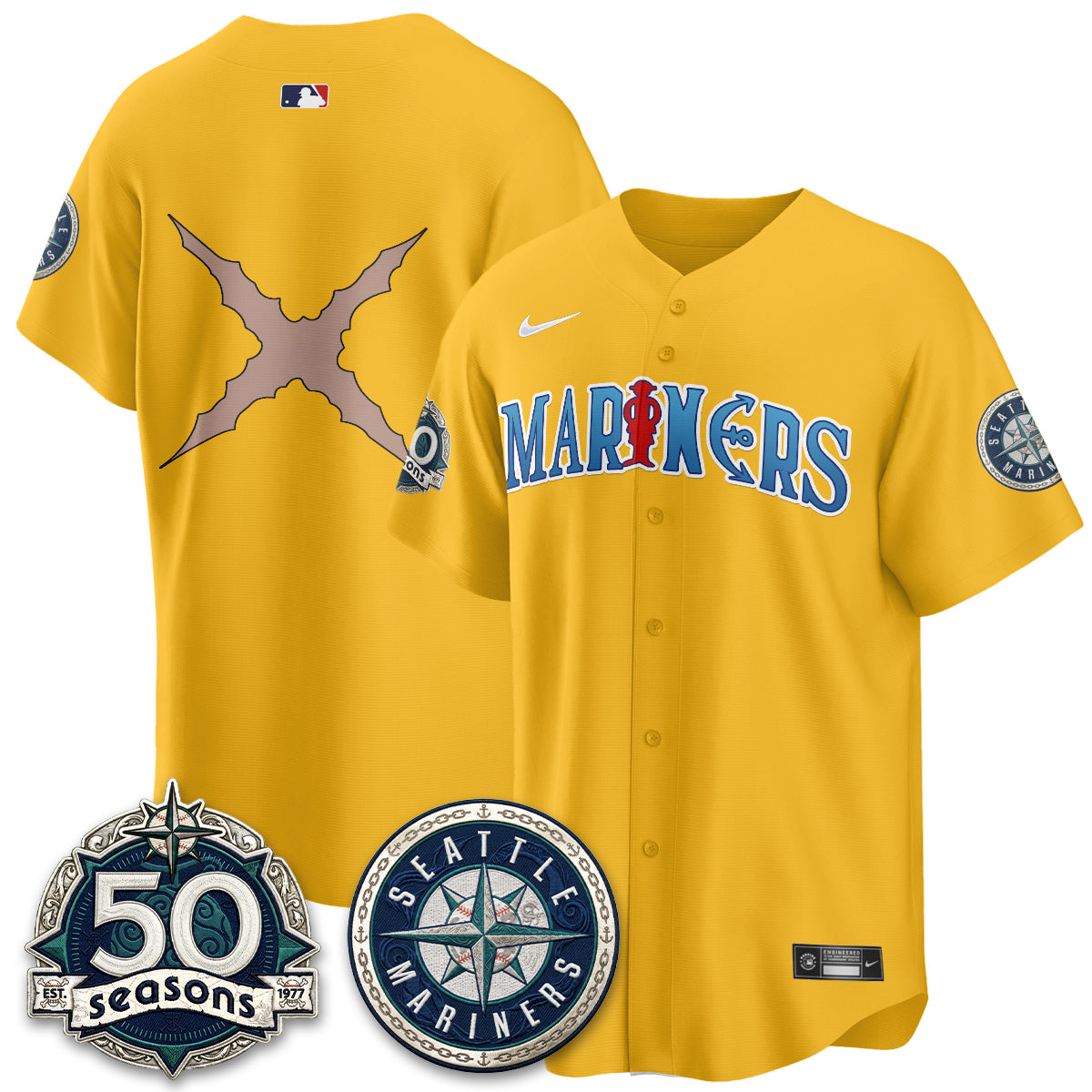 SEA x Japanese Cartoon Vapor Limited Jersey - Stitched-DTD