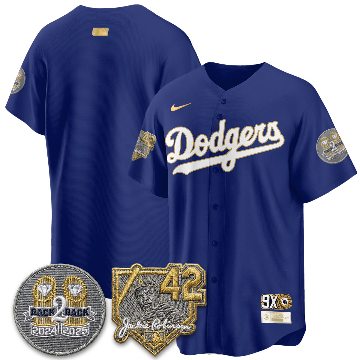 LAD -  2026 Jackie Robinson Day Vapor Limited Jersey - All Stitched-DTD