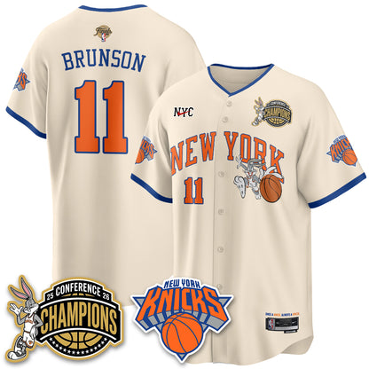 NYK 2026 NBA Finals x Bunny Vapor Jersey V2- Stitched-DTD