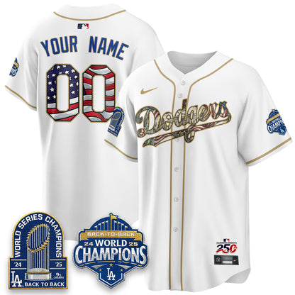 LAD 2026 Independence Day USA Vapor Limited Custom Jersey - Stitched-DTD