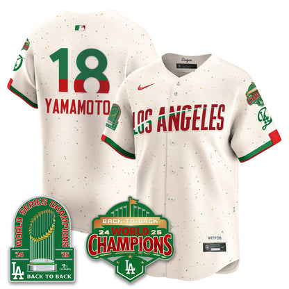LAD Mexico Vapor Limited Jersey - 9x & B2B Champs - All Stitched-DTD