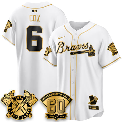 ATL 60th Anniversary Special Edition Vapor Limited Jersey - All Stitched-DTD