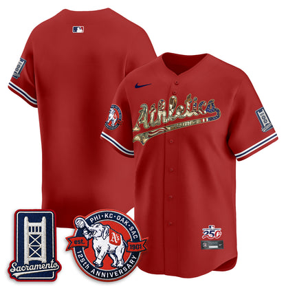 OAK  2026 Independence Day USA Vapor Jersey - Stitched-DTD