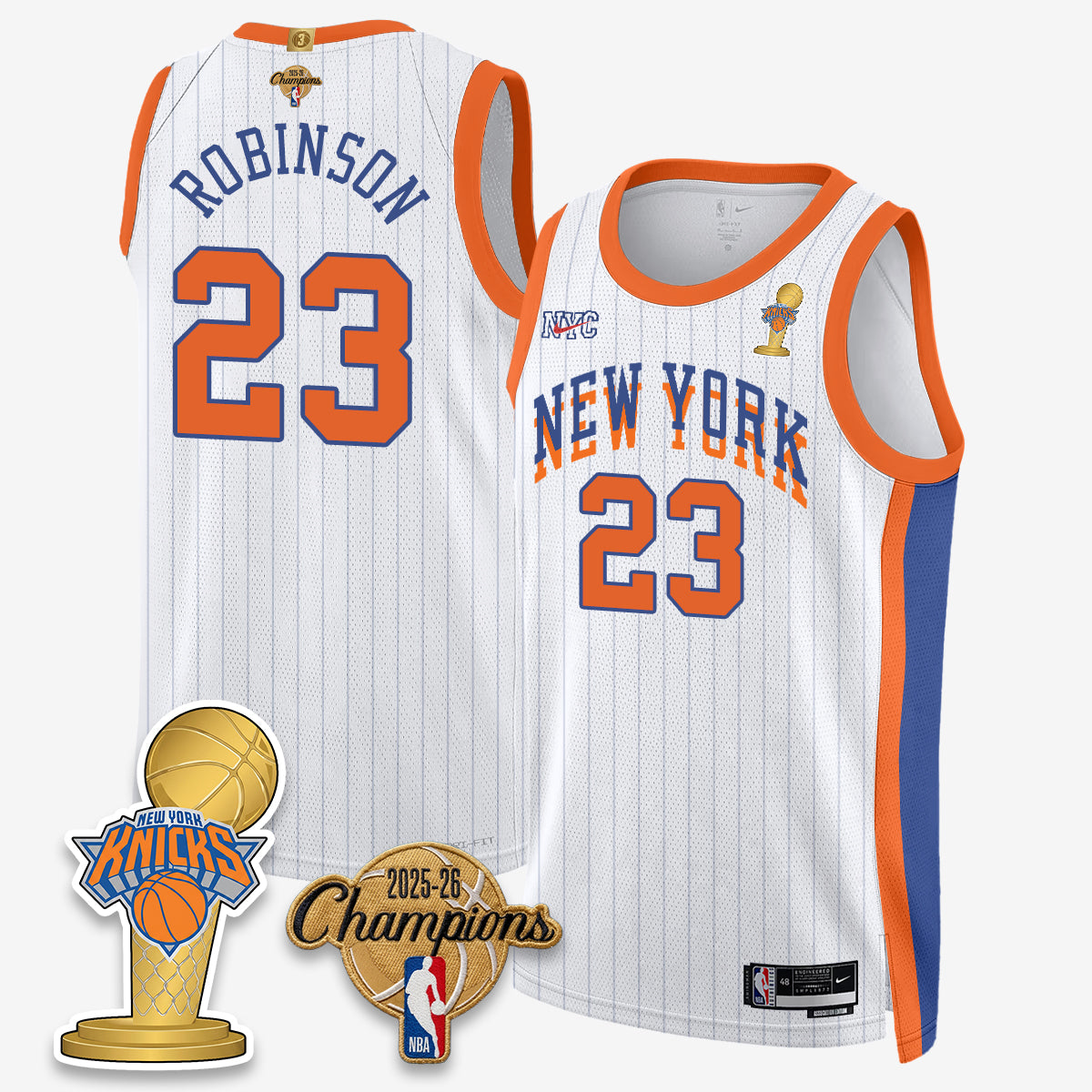 NYK 2026 Basketball Champions Vapor Jersey - Stitched-DTD