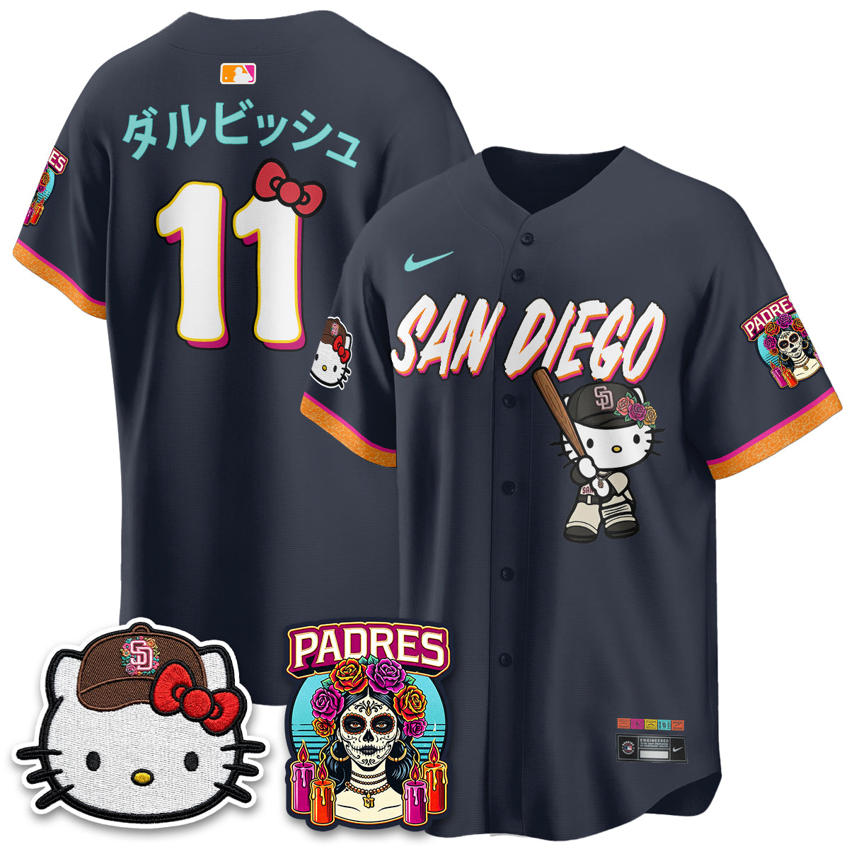 SD 2026 City Connect x Meow KT Vapor Limited Jersey - All Stitched-DTD