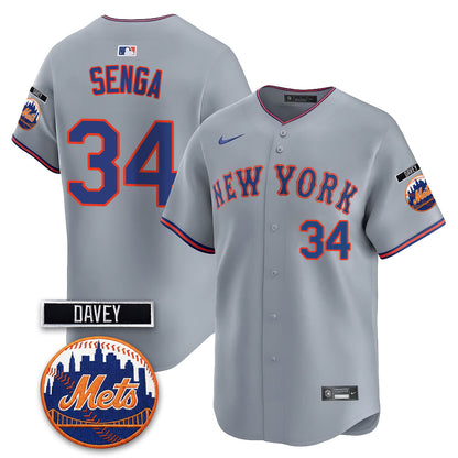 NYM 2026 Davey Johnson Memorial Vapor Limited Jersey - All Stitched-DTD