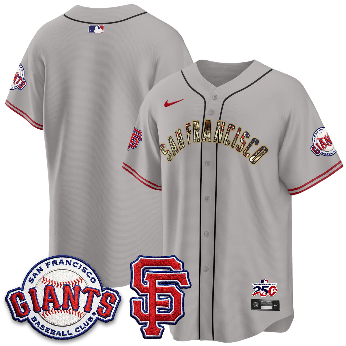 San Francisco Giants2026 Independence Day USA Jersey - All Stitched-DTD