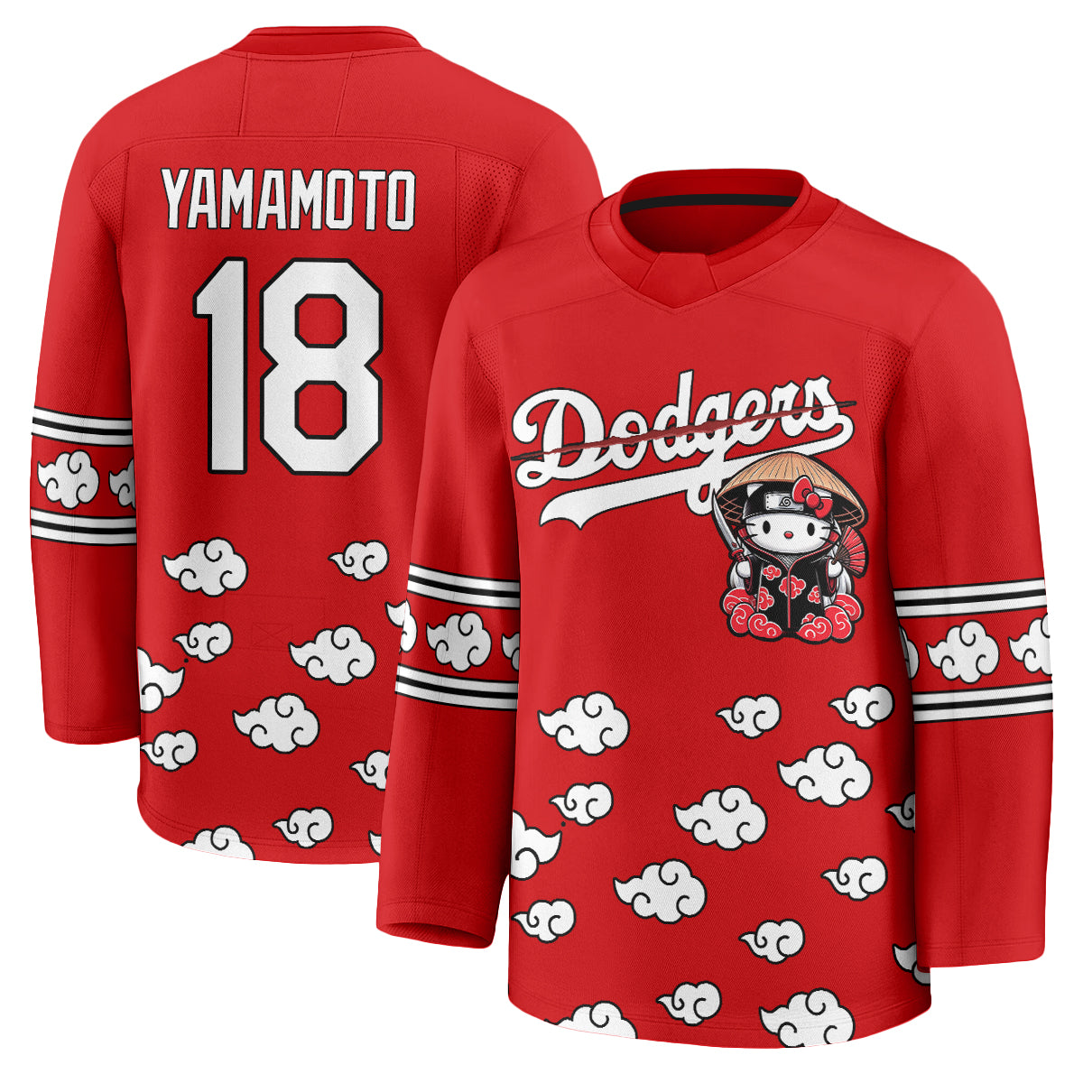 LAD Akatsuki Edition Vapor Hockey Jersey - Stitched-DTD