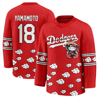 LAD Akatsuki Edition Vapor Hockey Jersey - Stitched-DTD