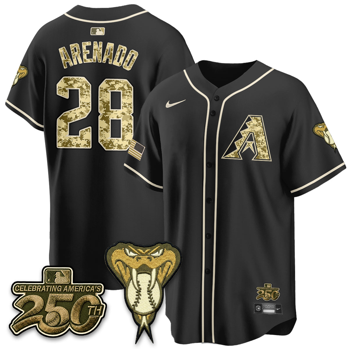ARI Salute to Service 2026 Vapor Premier Limited Jersey - All Stitched-DTD