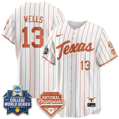 TEX Softball 2026 World Series (WCWS) Vapor Premier Limited Jersey - B2B Champs - All Stitched-DTD