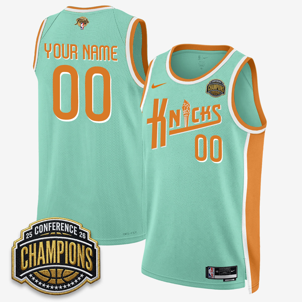 NYK 2026 Eastern Conference Champions Special Edition Custom Jersey V2- Stitched-DTD