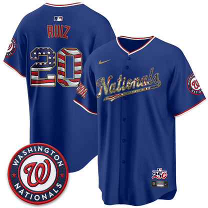 WSH 2026 Independence Day USA Vapor Jersey - Stitched-DTD