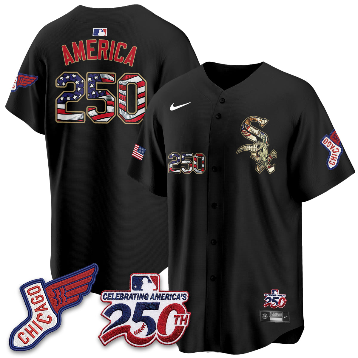 CWS 2026 Independence Day USA Vapor Jersey - Stitched-DTD