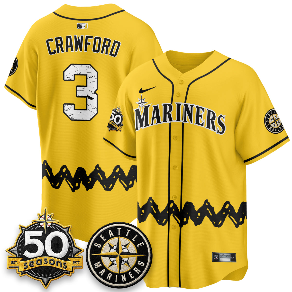 SEA x P-Nuts Vapor Limited Jersey - Stitched-DTD