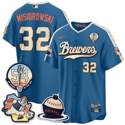 MIL 2026 City Connect Bob Uecker Vapor Limited Jersey - All Stitched V1-DTD