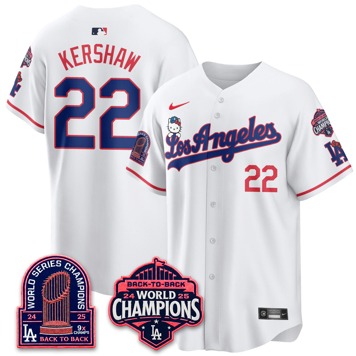 LAD x Hello Kitty Night 2026 Vapor Jersey - All Stitched - V2-DTD