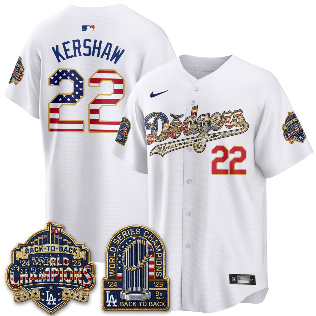 LAD America 250th Anniversary Limited Jersey - Stitched-DTD
