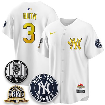 NYY x PKM Cartoon Limited Jersey -  Stitched-DTD