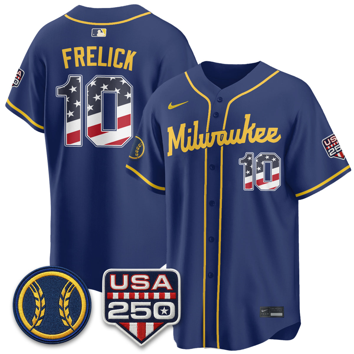 MIL Fourth of July Vapor Limited Jersey - Stitched-DTD