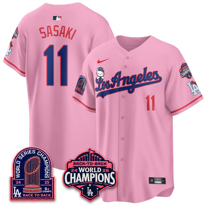 LAD x Hello Kitty Night 2026 Vapor Jersey - All Stitched - V2-DTD