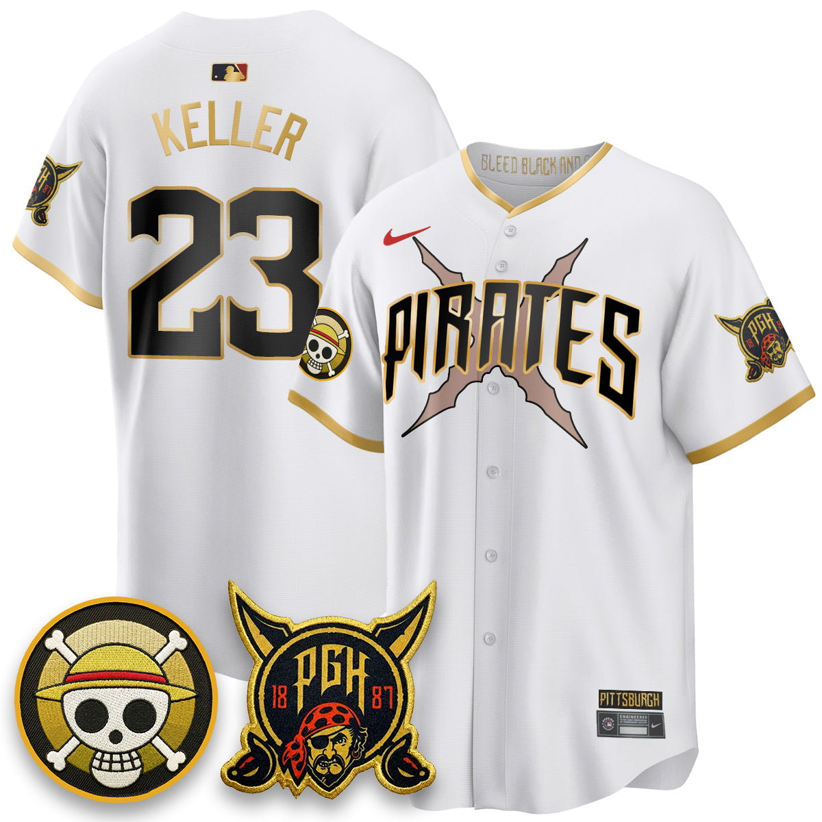PIT 2026 City Connect x One Piece Vapor Limited Jersey - All Stitched-DTD