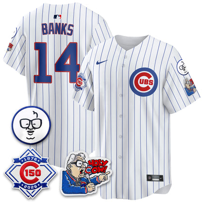 CHC 150th Anniversary Harry Caray Holy Cow Vapor Premier Limited Jersey - All Stitched V2-DTD
