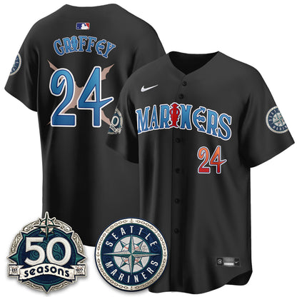 SEA x Japanese Cartoon Vapor Limited Jersey - Stitched-DTD