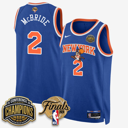 NYK 2026 NBA Eastern Conference Champions x Looney Tunes Vapor Jersey V2- Stitched-DTD