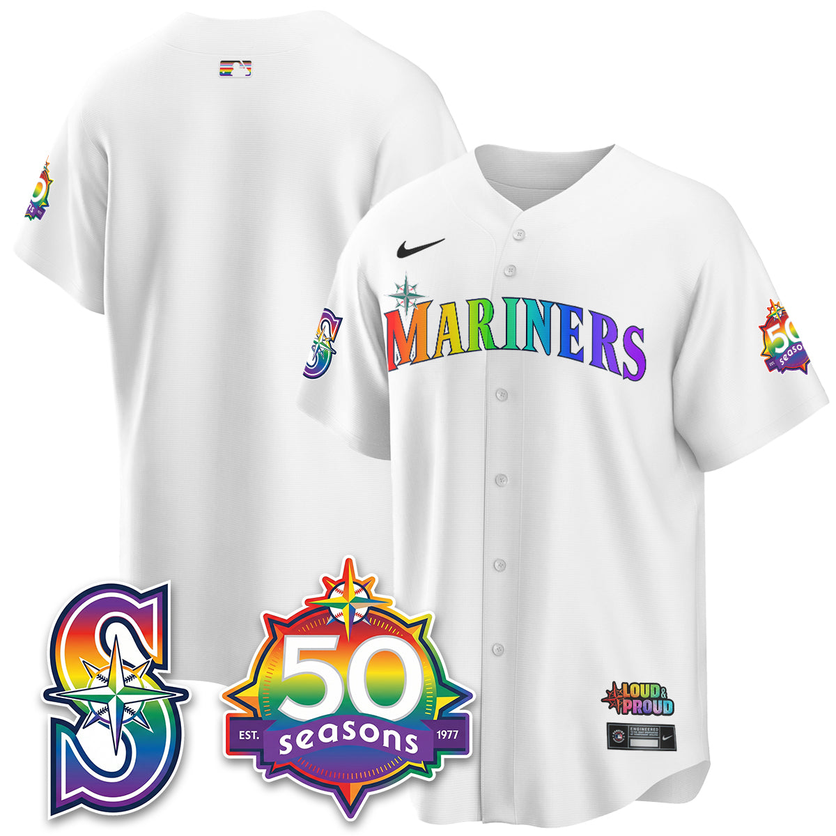 SEA Happy Pride Month Vapor Jersey - Stitched-DTD