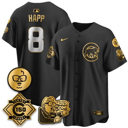 CHC 150th Anniversary Harry Caray Holy Cow Vapor Premier Limited Jersey - All Stitched V3-DTD