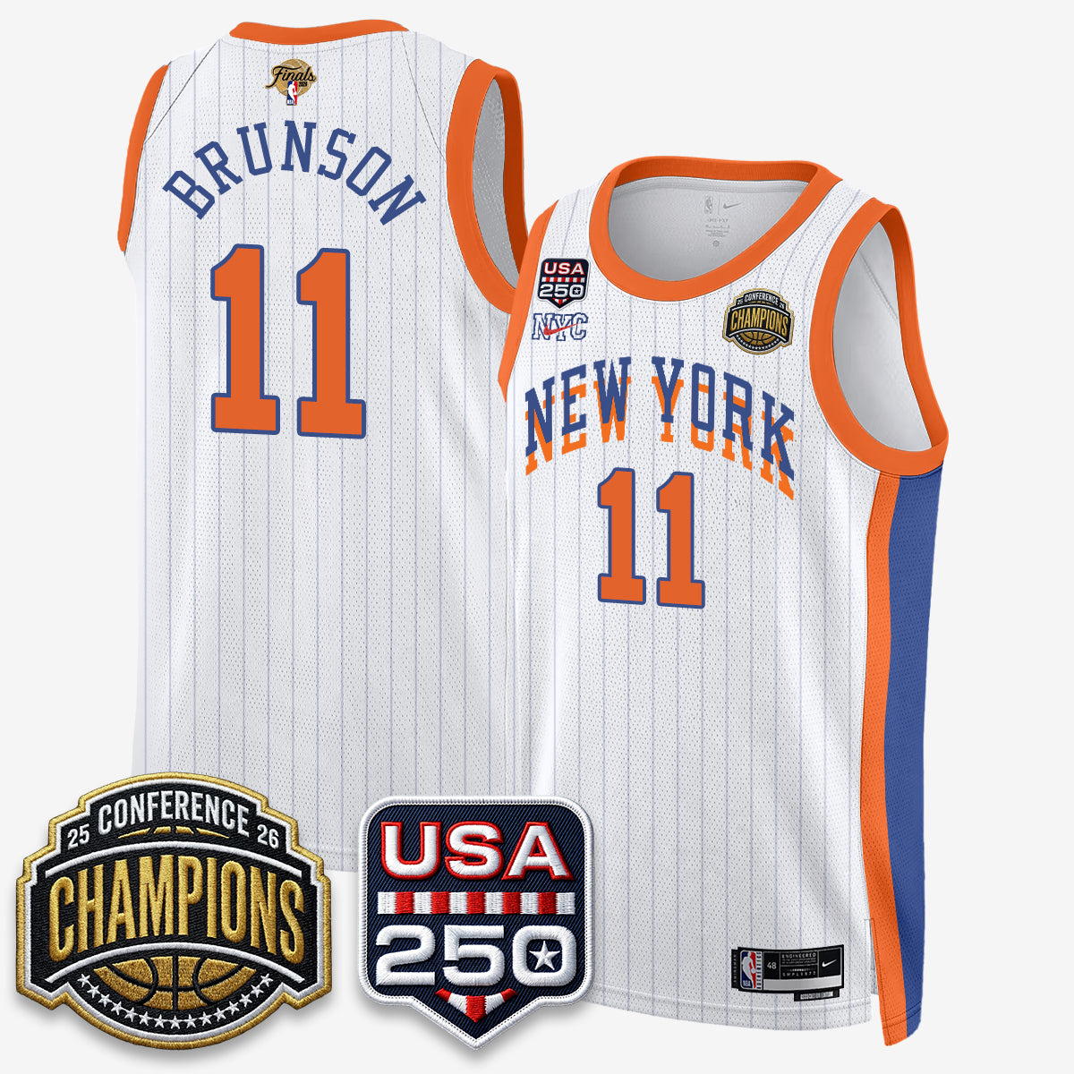 NYK 2026 NBA Eastern Conference Champions City Edition Jersey - Stitched-DTD