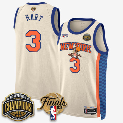 NYK 2026 NBA Eastern Conference Champions x Looney Tunes Vapor Jersey V2- Stitched-DTD
