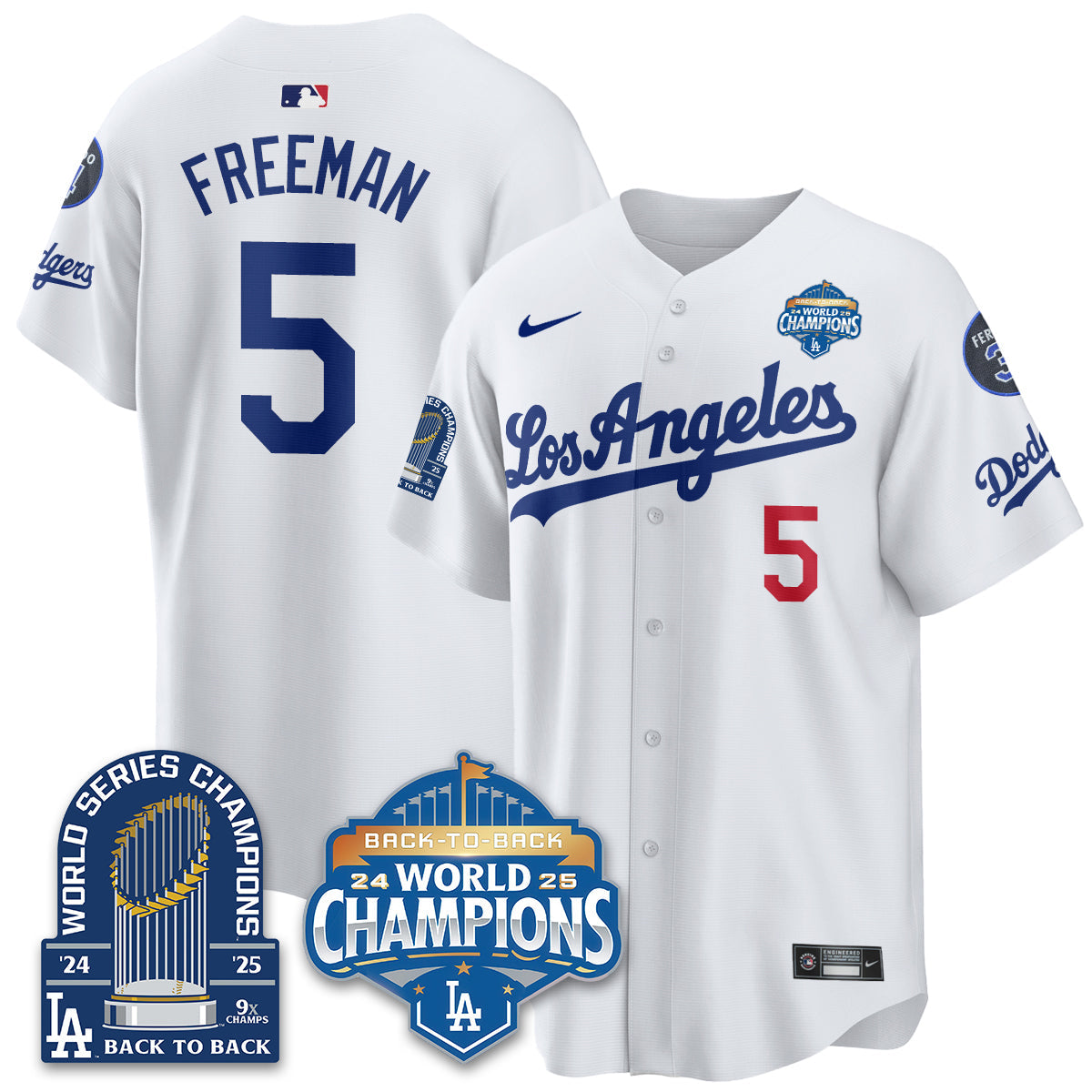 LAD Alternate  Vapor Limited Jersey - 9x Champs - All Stitched-DTD