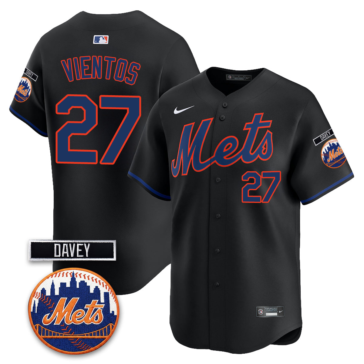 NYM 2026 Davey Johnson Memorial Vapor Limited Jersey - All Stitched-DTD