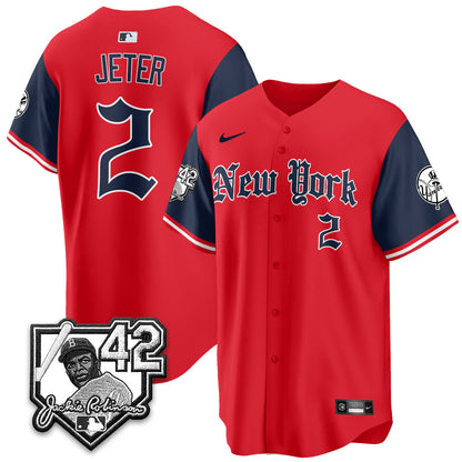 NYY 2026 Jackie Robinson Day Gothic Vapor Limited Jersey - All Stitched-DTD