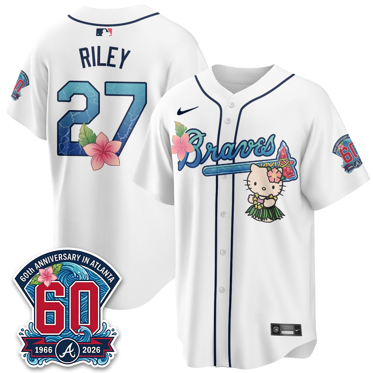 ATL x Meow Aloha Spirit Vapor Jersey - Stitched-DTD