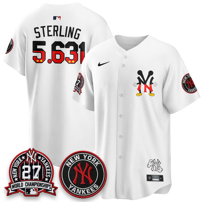 NYY x Mouse Vapor Limited Jersey - Stitched-DTD
