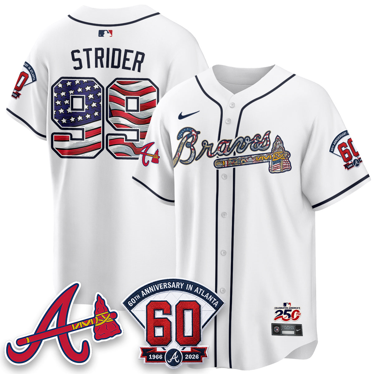 ATL 2026 Independence Day USA Vapor Limited Jersey - Stitched-DTD
