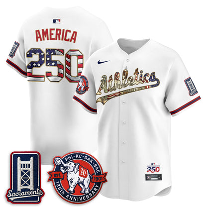 OAK  2026 Independence Day USA Vapor Jersey - Stitched-DTD