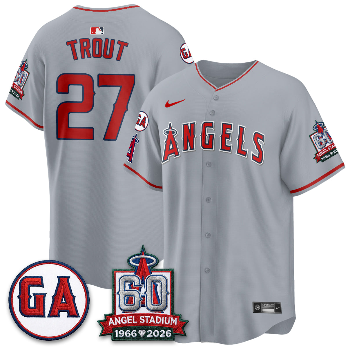 LAA 60th Anniversary Vapor Jersey - All Stitched V3-DTD