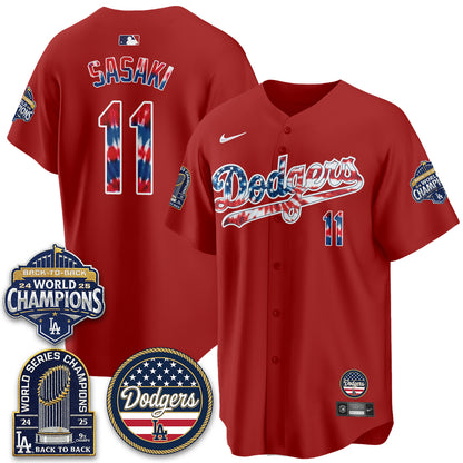LAD Americana 2026 Vapor Limited Jersey - Stitched-DTD
